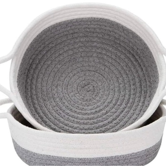 2 pack Cotton Rope Baskets - Picture 6 of 6
